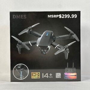 DMES Black Drone with Remote Control